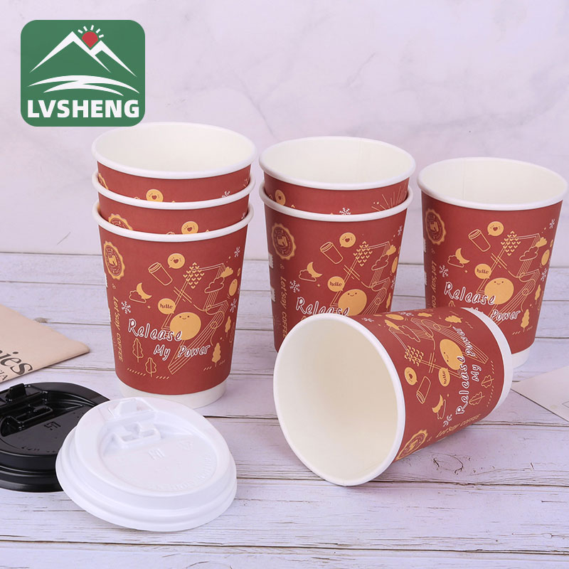 Tasses de paper de doble paret